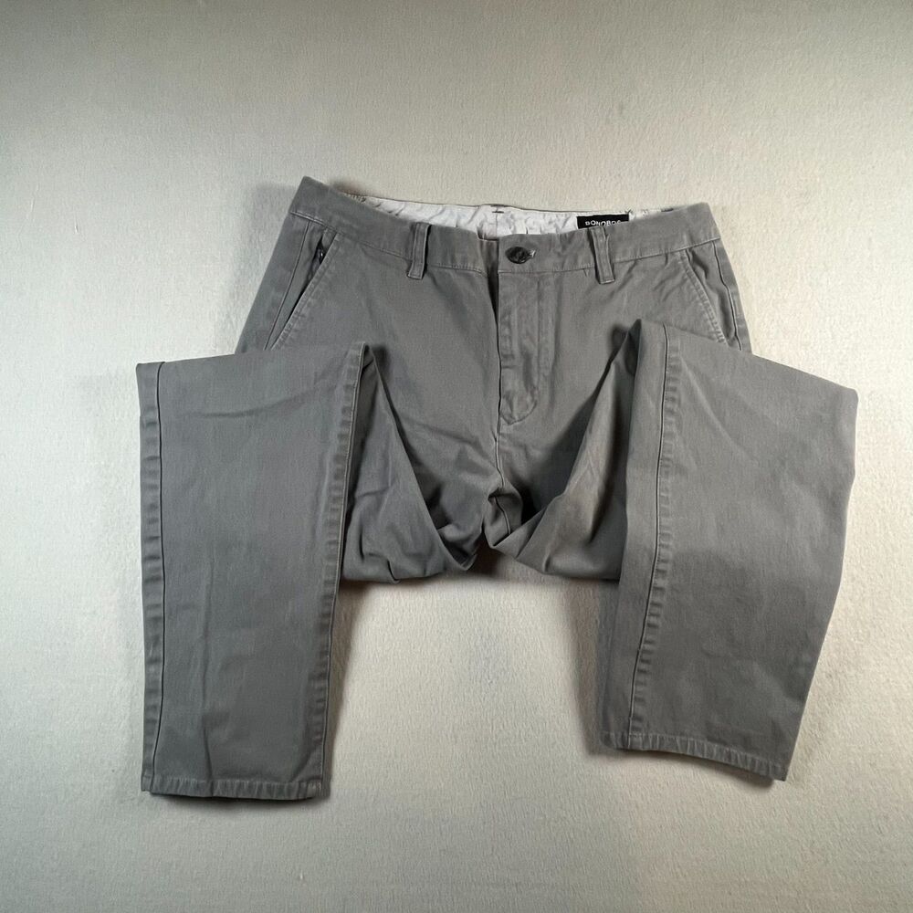 BONOBOS Graphite Gray Slim Taper 2.0 Chino 30x32 Pants